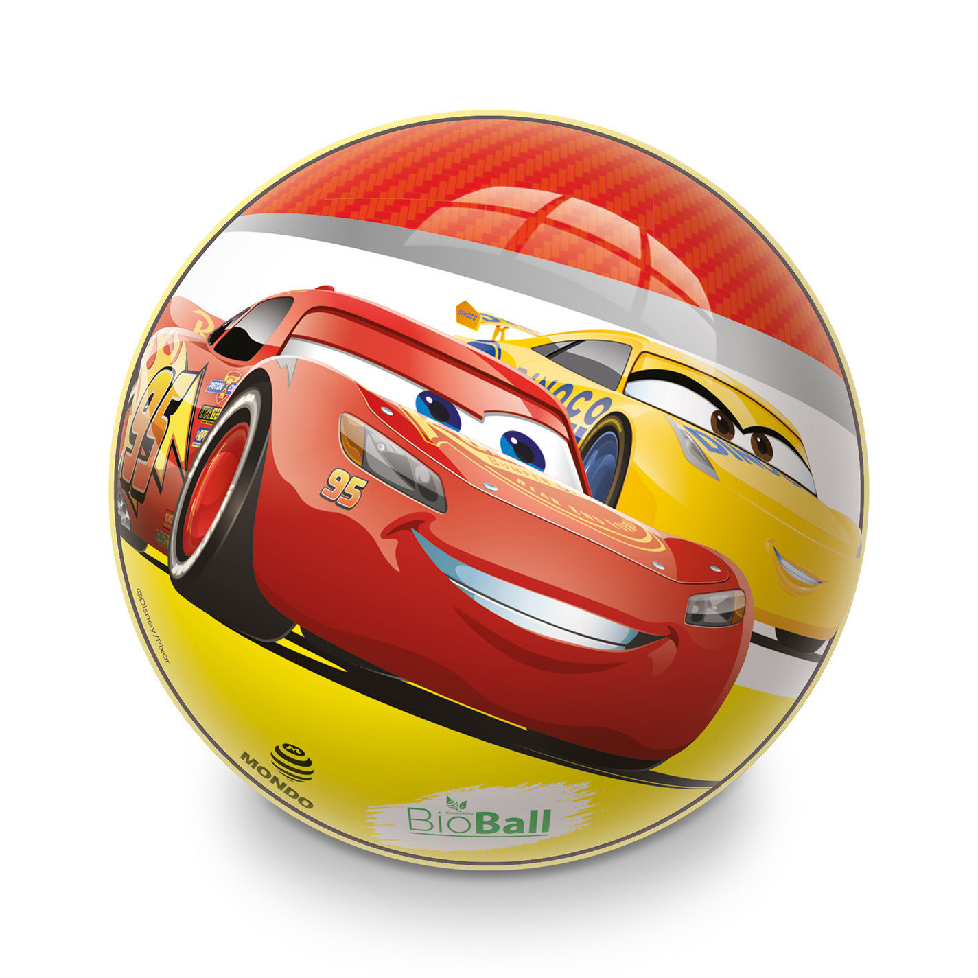 Míč nafouknutý CARS - Auta  23 cm BIO BALL