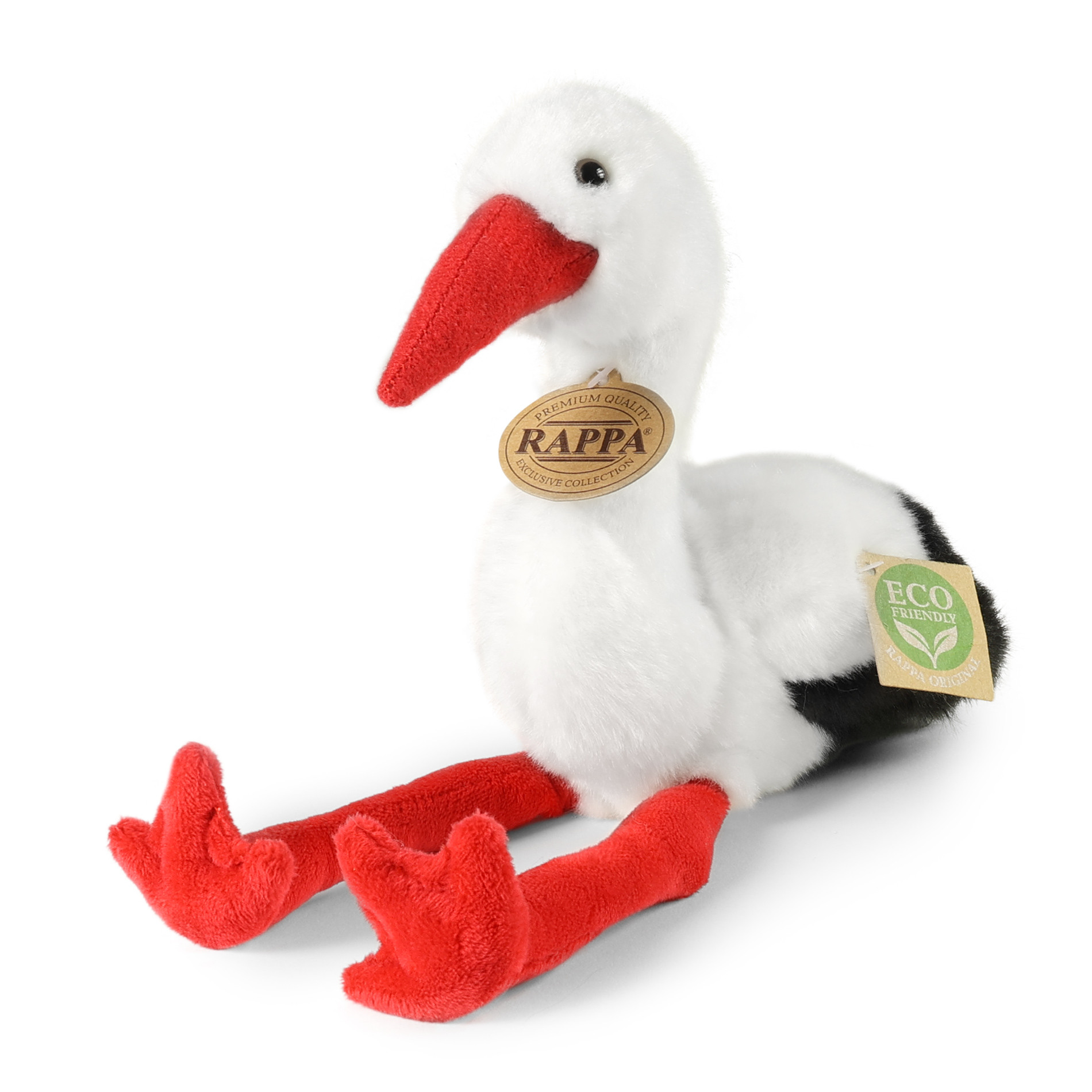 Plyšový čáp 20 cm ECO-FRIENDLY