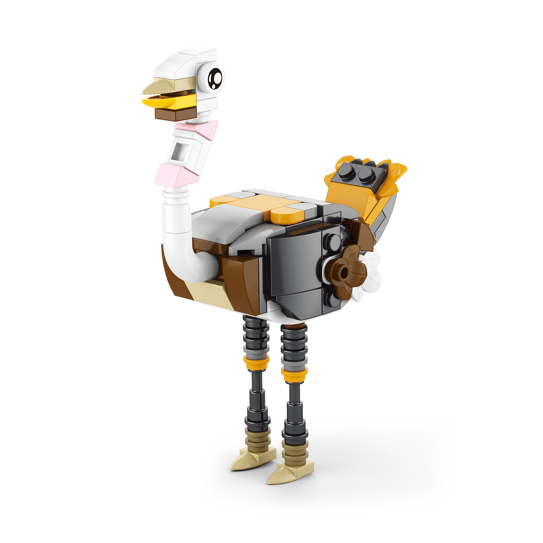 Stavebnice zvířátka z farmy 12 figurek