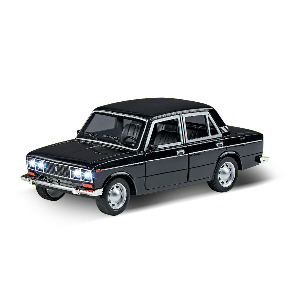 Auto černé se zvukem a světlem 18 cm