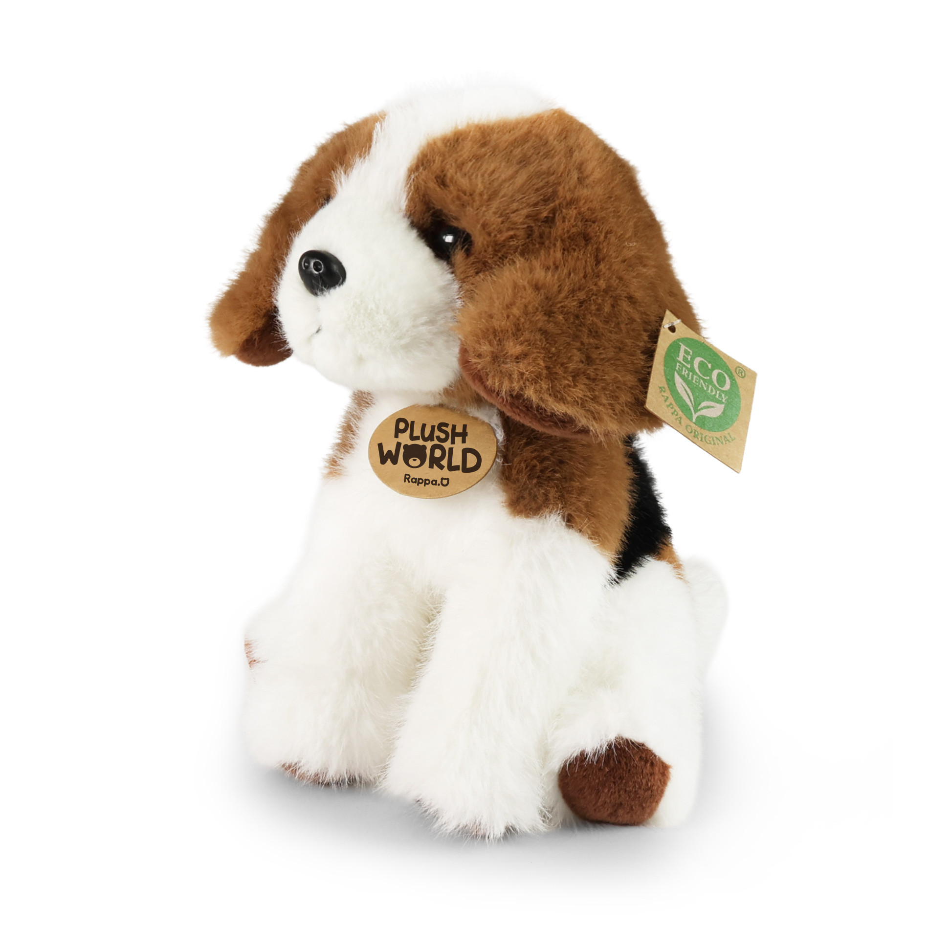 Plyšový pes bígl 20 cm ECO-FRIENDLY PLUSH WORLD
