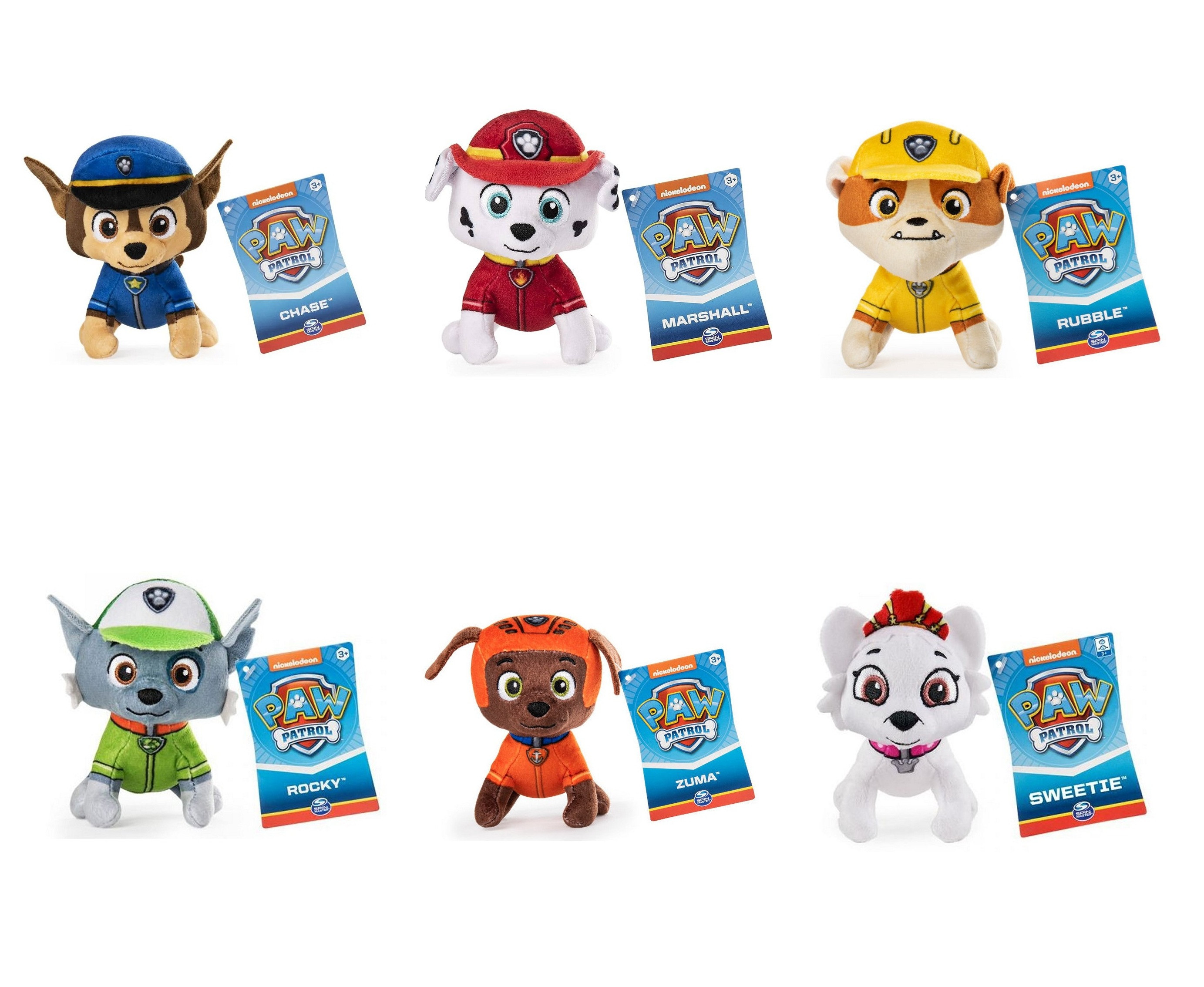 Plyšáci Paw Patrol 13 cm