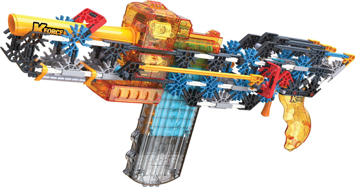 K NEX - Stavebnice pistole motorizovaná Flash Fire Blaster. 288 dílků