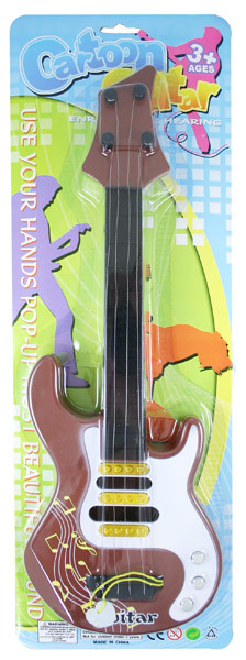 Kytara barevná, 44,5 cm, 3 druhy