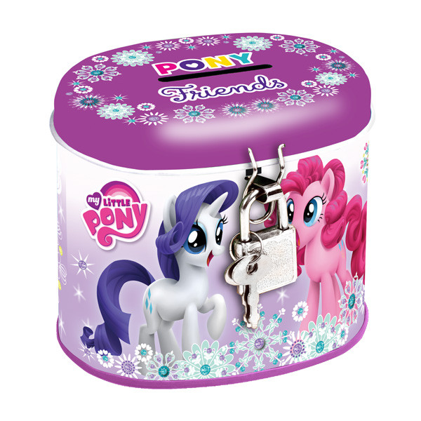 pokladnička kovová,oválná My little Pony