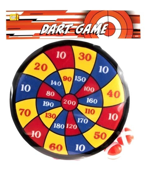 Terč suchý zip 20 cm + 2 míčky