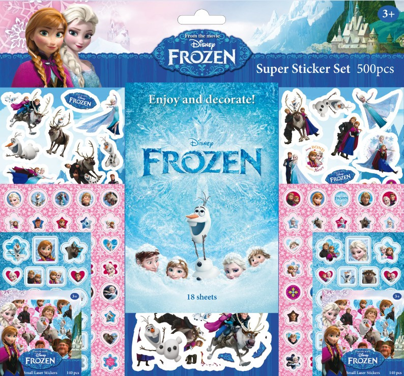 sada samolepek FROZEN - Ledové království