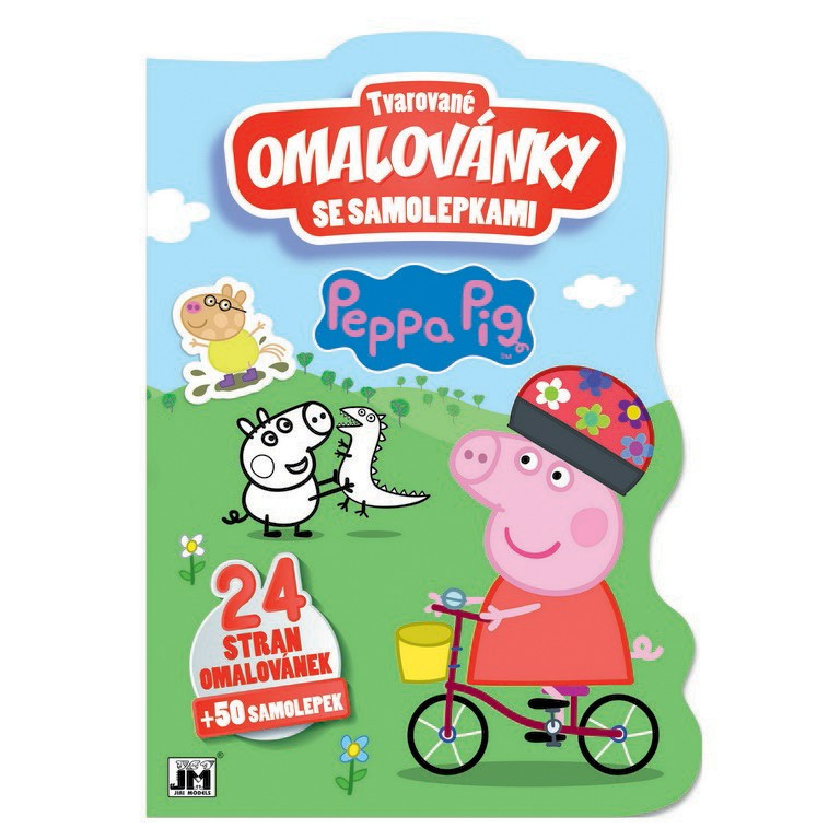 Omalovánky tvarované Prasátko Peppa