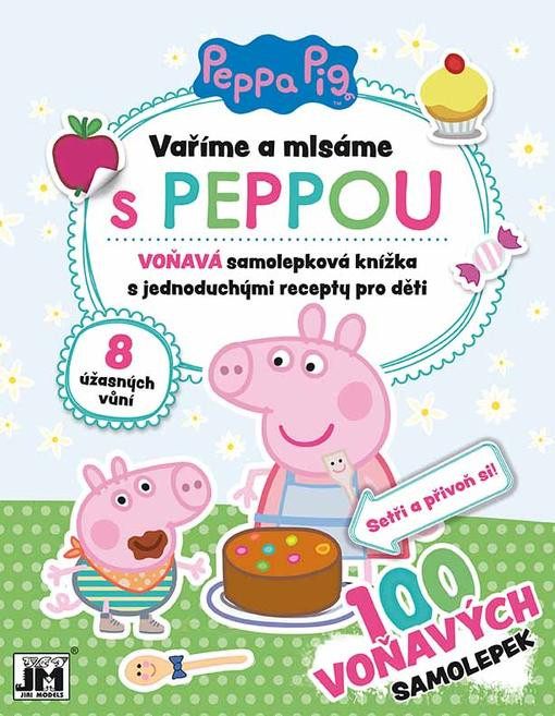 Knížka samolepková Vaříme a mlsáme Prasátko Peppa