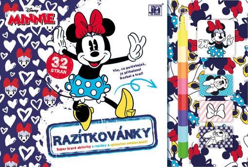 Omalovánka - Razítkovánky Minnie