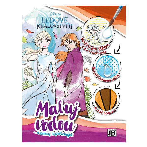 Omalovánka A4 Maluj vodou FROZEN 2 - Ledové království