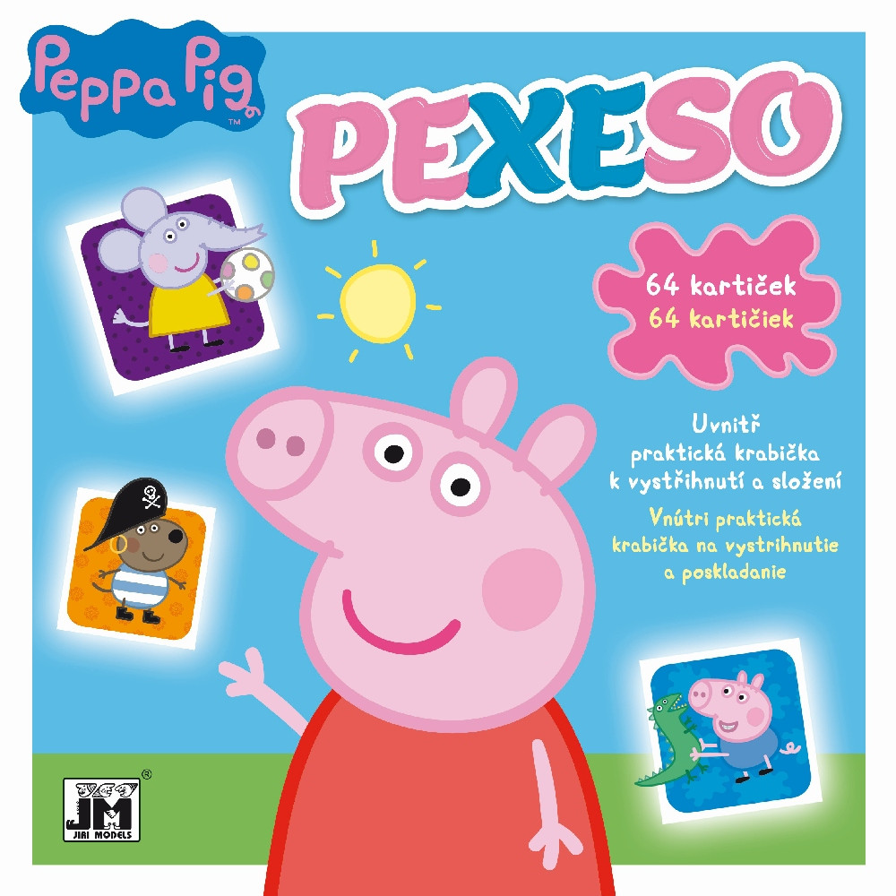 Pexeso v sešitu Prasátko Peppa