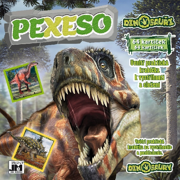 Pexeso v sešitu Dinosauři