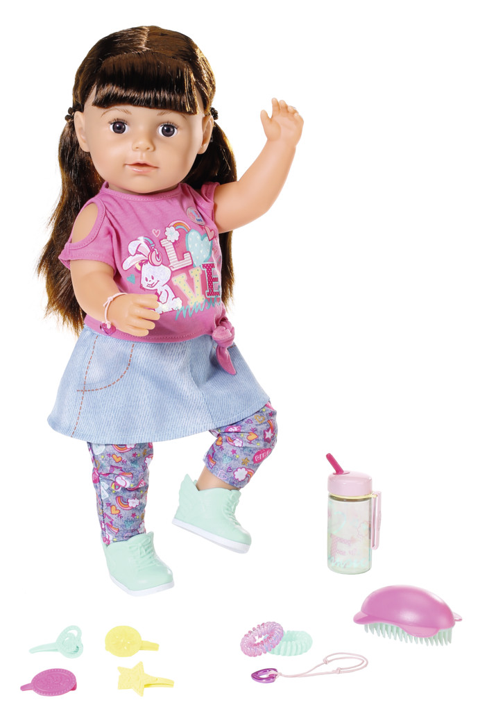 Starší sestřička BABY born Soft Touch brunetka 43 cm