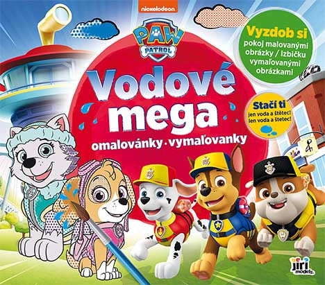 Omalovánka vodová mega Paw Patrol