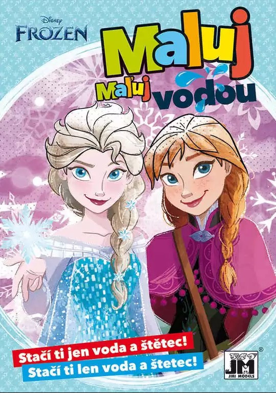 Omalovánka A5 Maluj vodou FROZEN - Ledové království