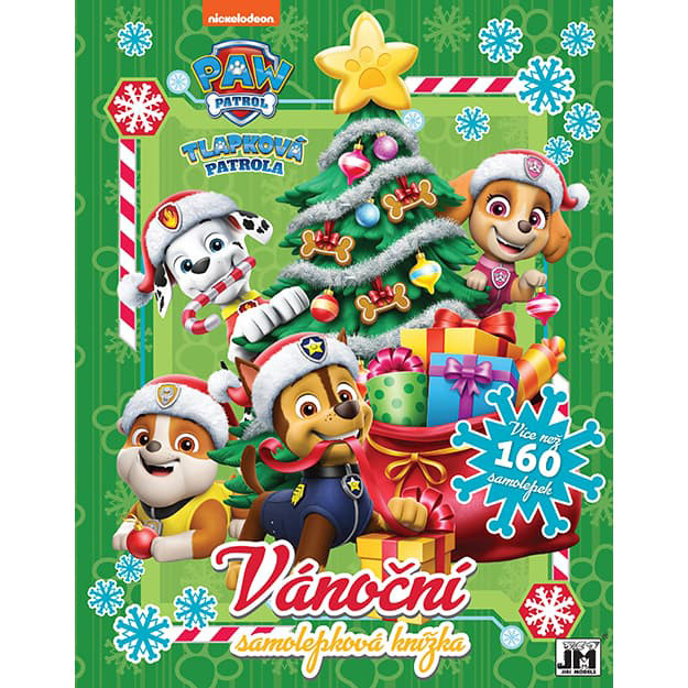 Knížka samolepková Vánoční Paw Patrol