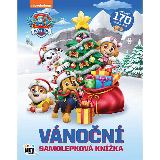 Vánoční samolepková knížka Paw Patrol/Tlapková Patrola