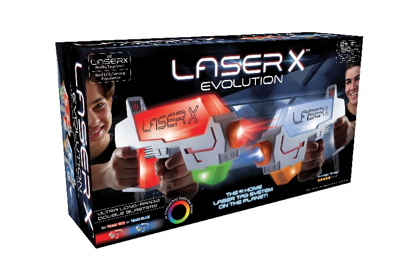 LASER X LONG RANGE EVOLUTION sada pro 2 hráče - dosah 150 metrů