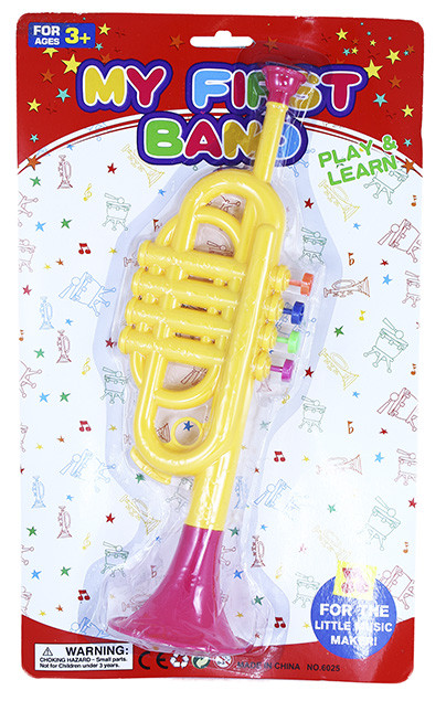 trumpeta plastová velká, 2 druhy