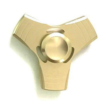 Fidget Spinner kovový - ALU antistresová hračka 5 barev, 6 cm