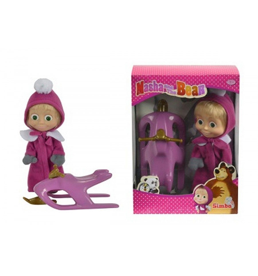 panenka Máša a sněžný skútr - Máša a medvěd