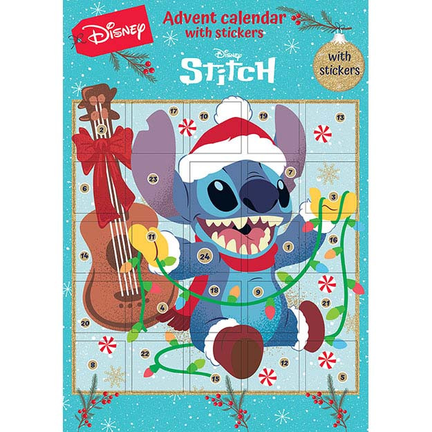 Adventní kalendář se samolepkami Lilo & Stitch