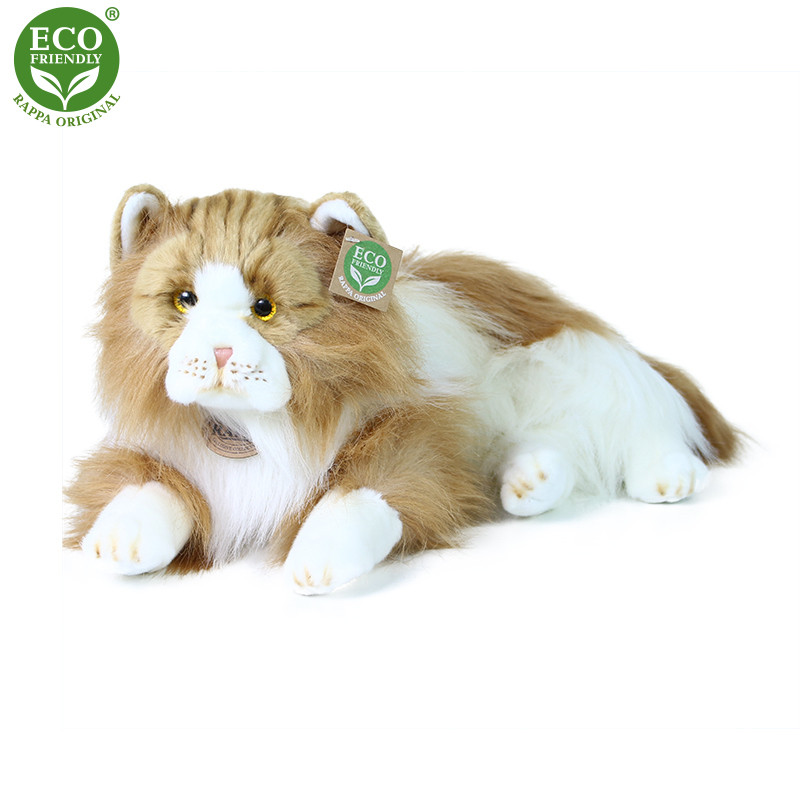 Plyšová kočka perská ležící 35 cm ECO-FRIENDLY