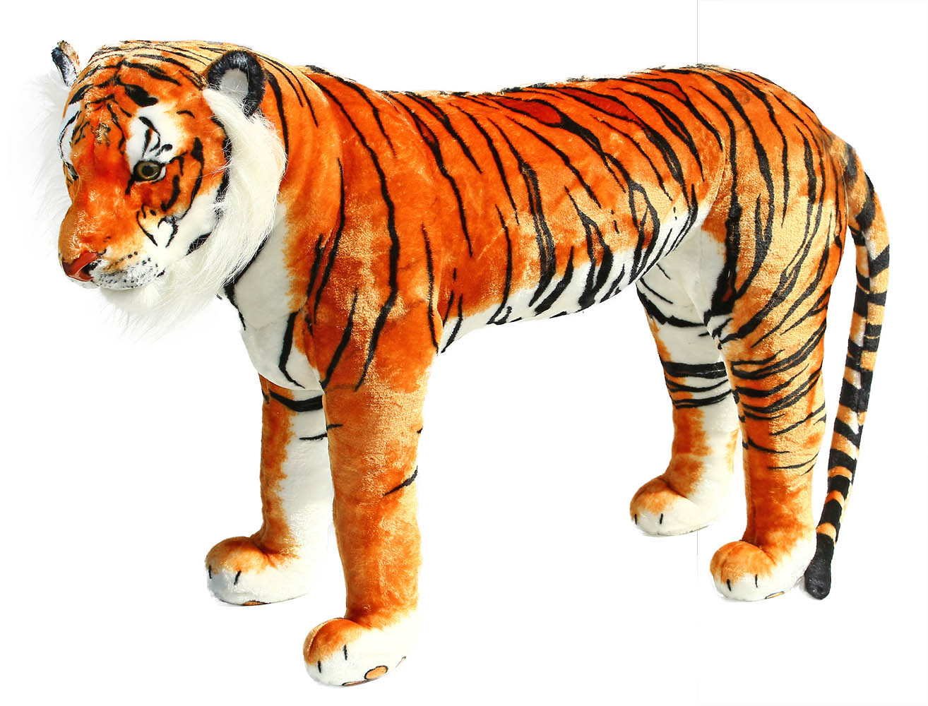 velký plyšový tygr stojící 106 cm - možno sedět