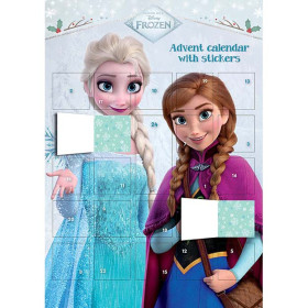 Adventní kalendář se samolepkami FROZEN - Ledové království