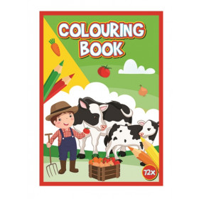 Kniha omalovánek 72 stran A4 Farma
