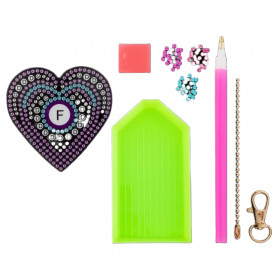 Kreativní set výroba diamantového přívěsku srdce