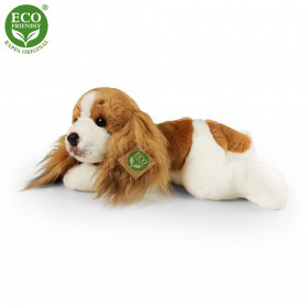 Plyšový pes kavalír king charles španěl ležící 30 cm ECO-FRIENDLY
