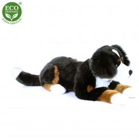 Plyšový pes bernský salašnický ležící 70 cm ECO-FRIENDLY