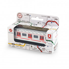 Pražské metro - kovová souprava mini 8 cm