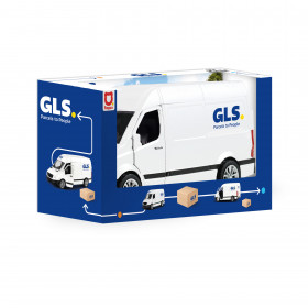 Kovové auto GLS s otevíracími dveřmi 12  cm