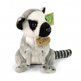 Plyšový lemur sedící 15 cm ECO-FRIENDLY