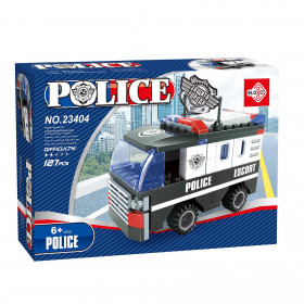 Kompatibilní stavebnice BLOXO policie auto 106 ks