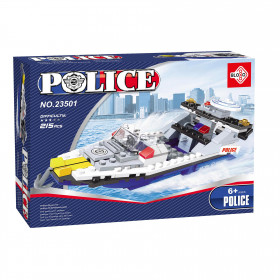 Kompatibilní stavebnice BLOXO policie loď 195 ks