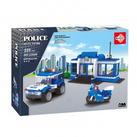 Kompatibilní stavebnice BLOXO policie stanice 194 ks