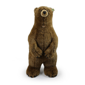 Plyšový medvěd hnědý 100 cm ECO-FRIENDLY