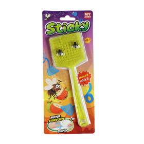 Lepící plácačka s mouchami