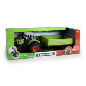 Traktor farmářský s vlečkou 45 cm