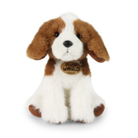 Plyšový pes bígl 20 cm ECO-FRIENDLY PLUSH WORLD