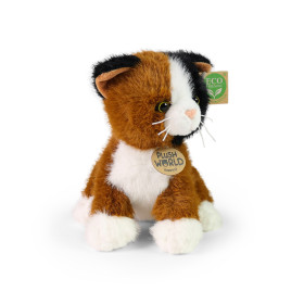 Plyšová kočka 20 cm ECO-FRIENDLY PLUSH WORLD