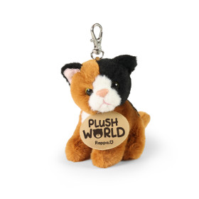 Plyšová klíčenka / přívěšek kočka 9 cm ECO-FRIENDLY PLUSH WORLD