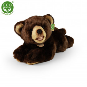Plyšový medvěd ležící 32 cm ECO-FRIENDLY