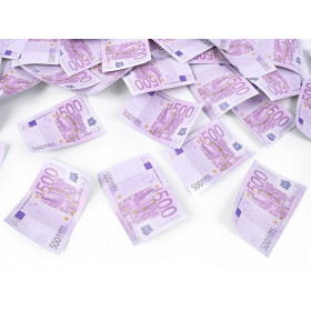 Konfety párty 60cm bankovky 500 EUR