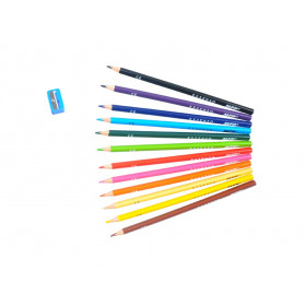 Pastelky MFP ESSENSO 12 ks Voňavé triangular s ořezávátkem