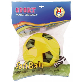 Androni Soft míč - průměr 12 cm žlutý